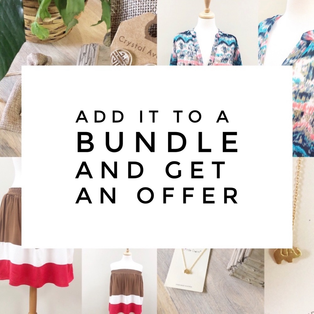 Get an offer OR 15% OFF Bundles of 3+ Items and $4.99 Shipping
